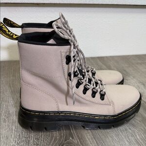 Dr. Martens Women's Light Tan Combat Boots